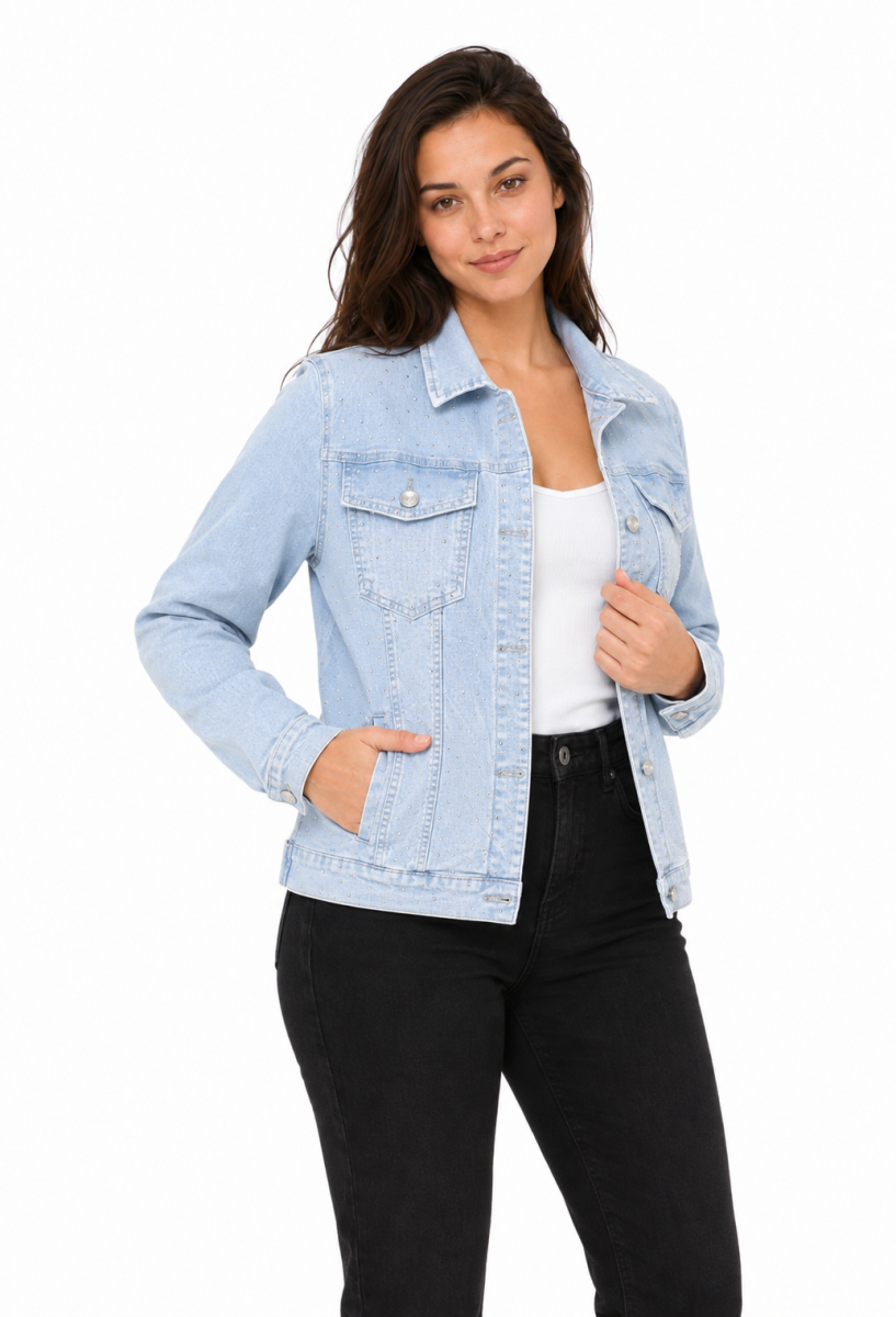 Campera Jacket Alina con strass